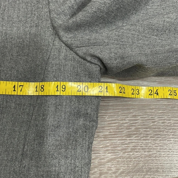 Vintage Liz Claiborne Collection Wool Single Button Gray Blazer Suit Jacket 10 - Picture 13 of 15